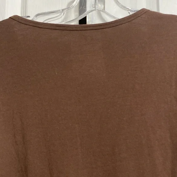 Kalin NWT Brown V-Neck T-Shirt size XXL - Picture 6 of 9